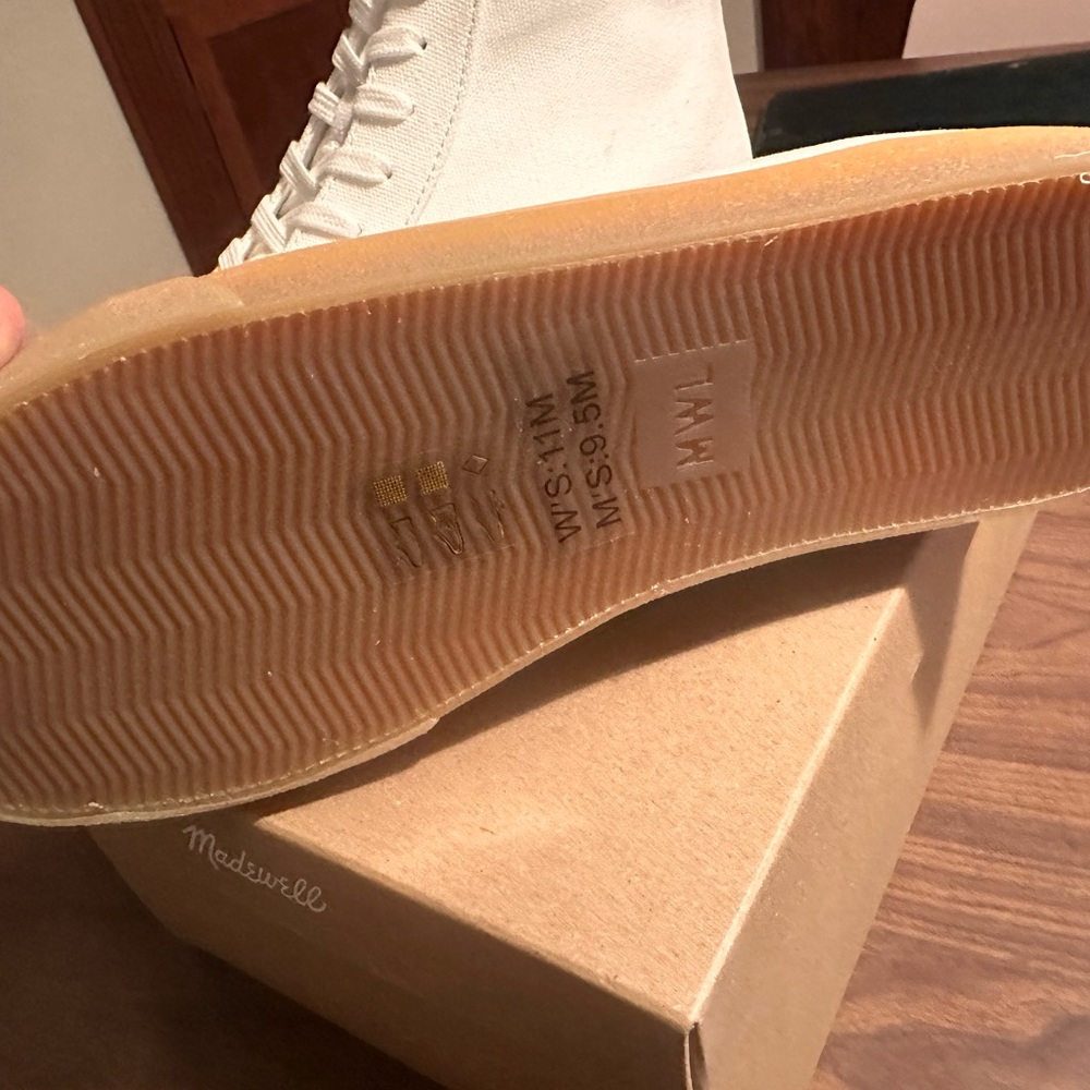 Brand New Madewell canvas high tops